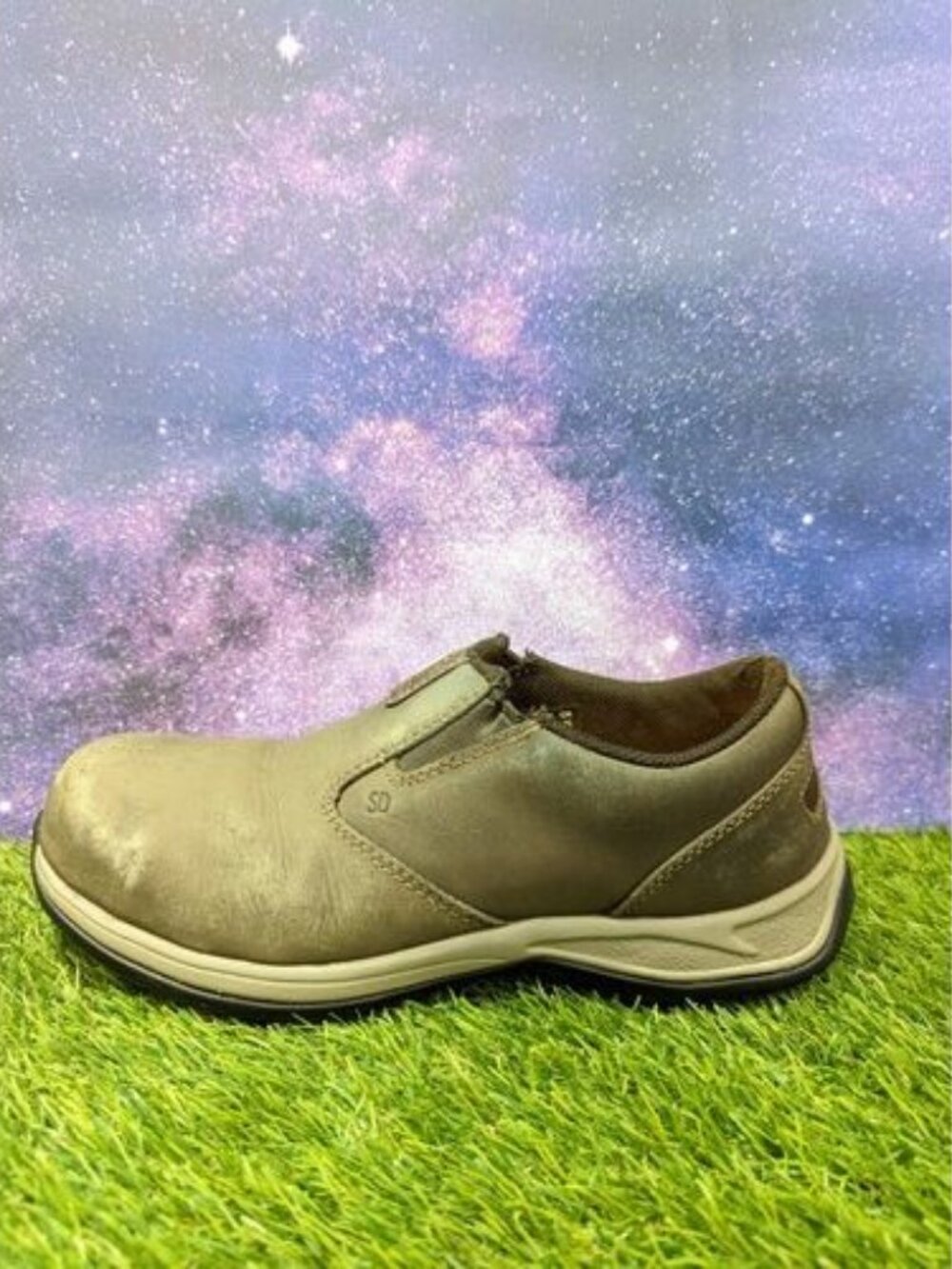 Red Wing Comfort Pro Nutmeg Oxford Slip on Work Shoe Women's Size 8 Keen Insoles